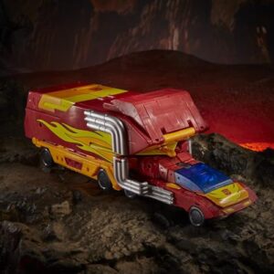 Transformers Toys Generations War for Cybertron: Kingdom Commander WFC-K29 Rodimus Prime with Trailer Action Figure, Kids Ages 8 and Up, 7.5-inch