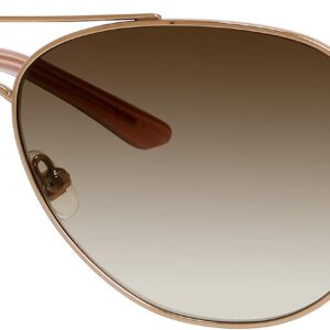 Kate Spade New York Avaline/S 0AU2 58MM Rose Gold/Brown Gradient Aviator Sunglasses for Women + BUNDLE with Designer iWear Eyewear Kit