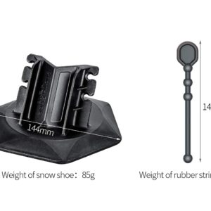 Leofoto TFW-2 Set of 3 Universal Snow Shoes/Sand 144mm Feet for Tripod