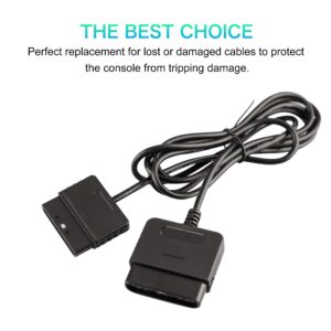 Xahpower 2Pack 6Ft Controller Extension Cable for PS2, 1.8m Controller Extension for Sony PlayStation 2 PS2 Game Console