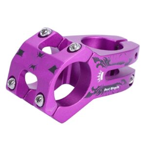 Yosoo Health Gear Mountain Bike Stem, Bar Stem, 31.8 mm Stem Road Bike, Handlebar Stem Riser for MTB, Mountain Bike, Road Bike, BMX (Purple)