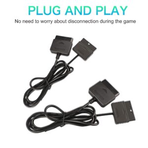 Xahpower 2Pack 6Ft Controller Extension Cable for PS2, 1.8m Controller Extension for Sony PlayStation 2 PS2 Game Console