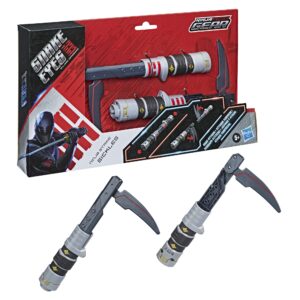 Snake Eyes: G.I. Joe Origins Ninja Strike Gear Ninja Strike Sickles with Snap Attack Action Feature, Roleplay Toys for Kids Ages 5 and Up