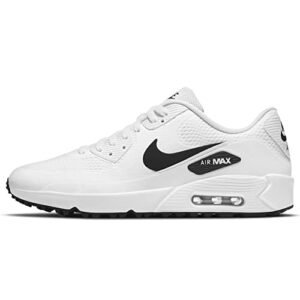 nike men's golf shoe, white black, 9.5 au