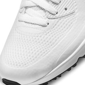 NIKE Men's Golf Shoe, White Black, 9.5 AU