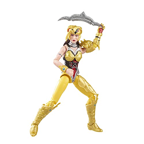 Power Rangers Lightning Collection Mighty Morphin Yellow Ranger Aisha Vs. Scorpina 2-Pack 6-Inch Premium Collectible Action Figure Toys