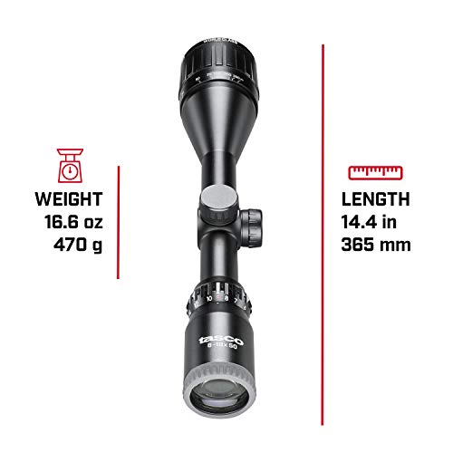 TASCO World Class 6-18X50 30/30 Duplex W/Rings RIFLESCOPE