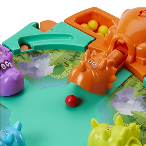 Hasbro Gaming Hungry Hungry Hippos Dino Edition Board Game, Pre-School Game for Ages 4 and Up; for 2 to 4 Players (Amazon Exclusive)