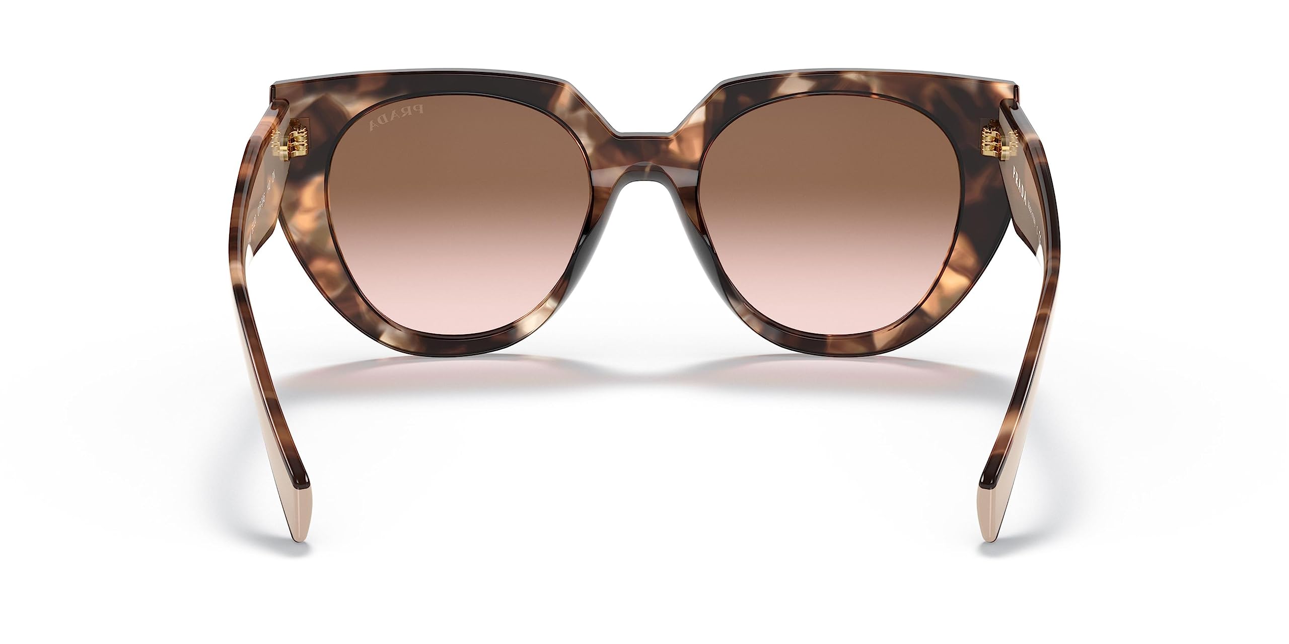 Prada PR 14WS Caramel Tortoise/Powder/Brown Gradient One Size