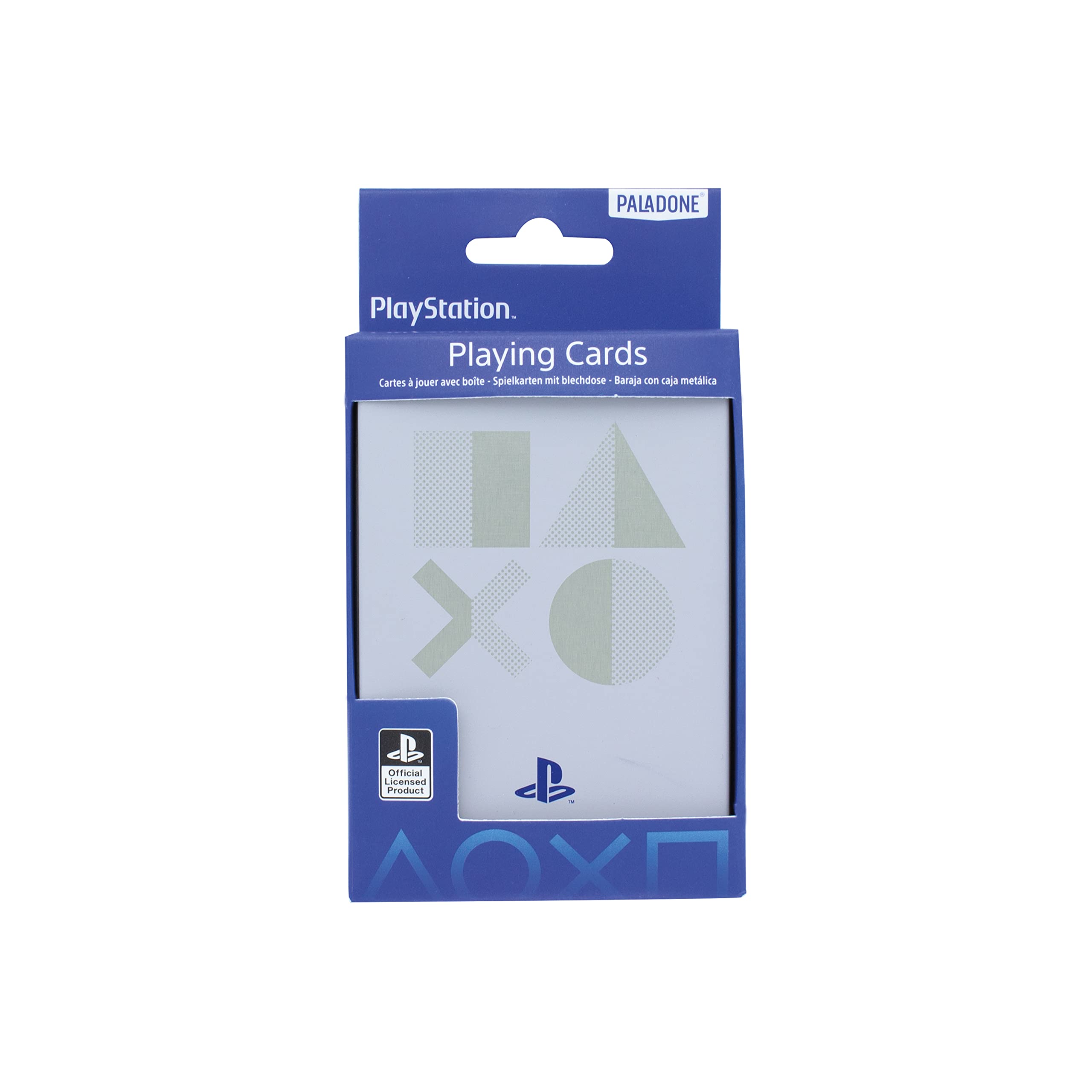 PlayStation Playing Cards, Standard Deck of Cards with Storage Tin