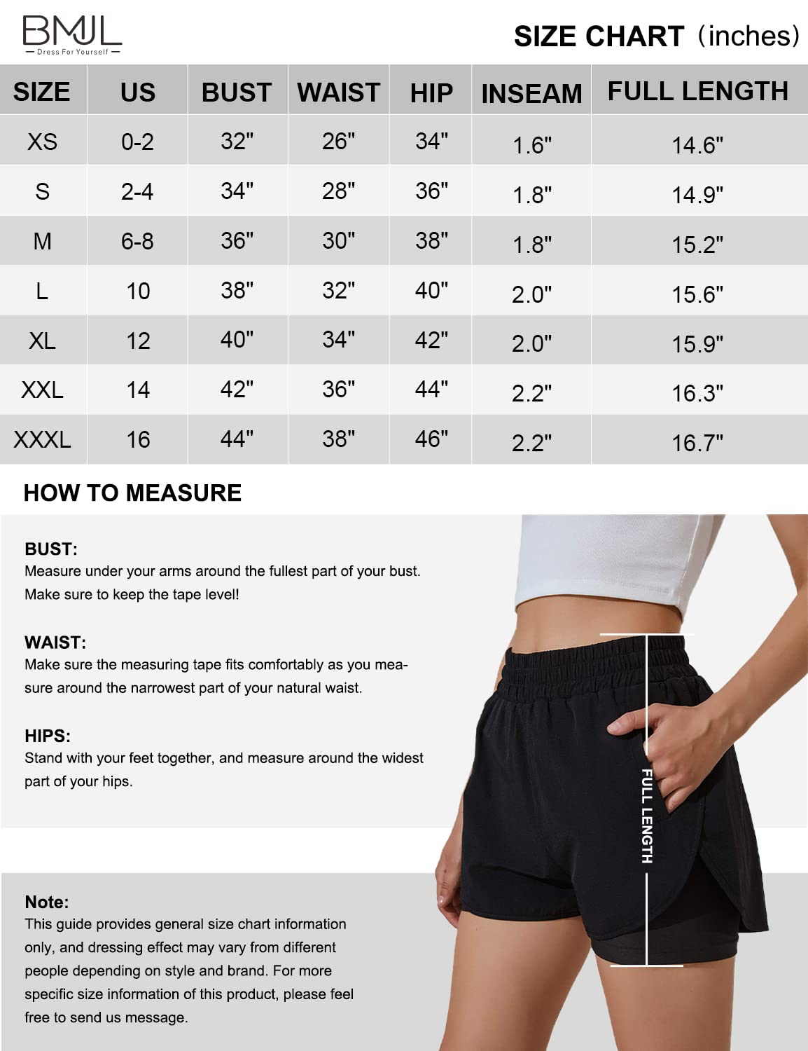 BMJL Women's Running Shorts Elastic Waistband High Waisted Short Pocket Sporty Workout Short Gym Athletic Shorts Pant (M, Black)