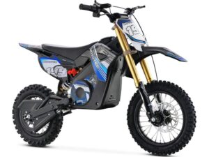 mototec 36v pro electric dirt bike 1000w lithium blue