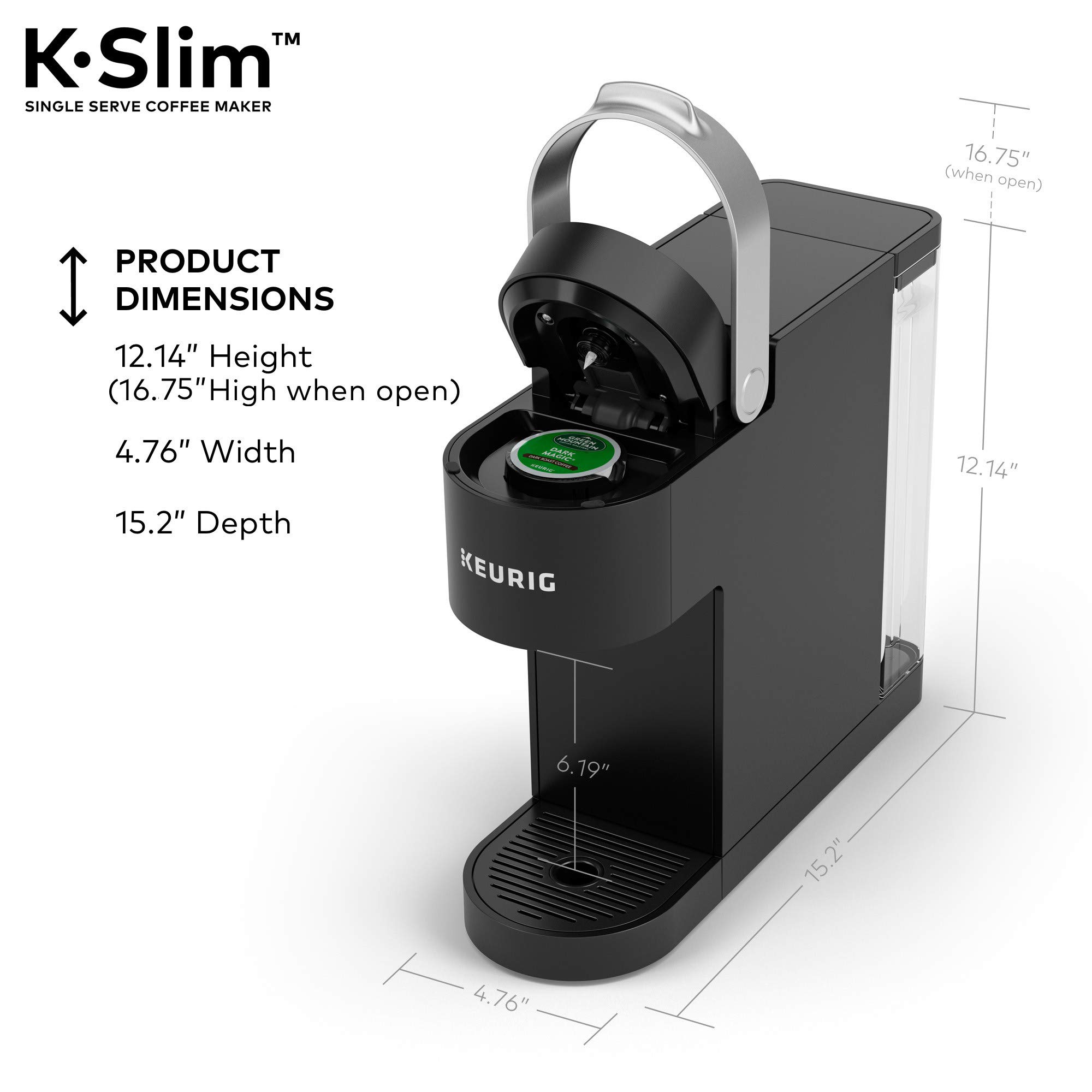 Keurig K-Slim Maker with Newman's Own Organics Newman's Special Blend, 32 Count