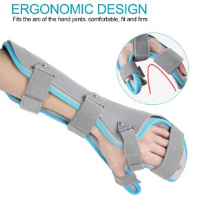 Wrist Support Brace Splint, Carpal Tunnel Arm Support Stroke Resting Hand Splint Night Immobilizer Muscle Atrophy Rehabilitation For Hand for Tendinitis Sports Injuries Pain