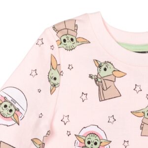 STAR WARS The Child Little Girls Sweatshirt Pink 7-8