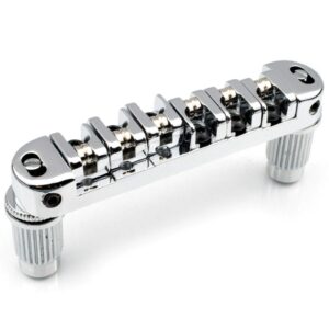 locking roller bridge for epiphone les paul guitar- chrome