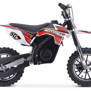 MotoTec 24v 500w Gazella Electric Dirt Bike Red