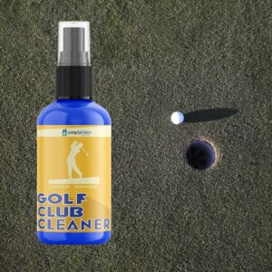 Simply Kleen USA Golf Club Cleaner for Drivers, Irons, Putters, Balls, and Grips, All-Purpose Surface Cleaning Spray, Removes Dirt, Grass, and Sand