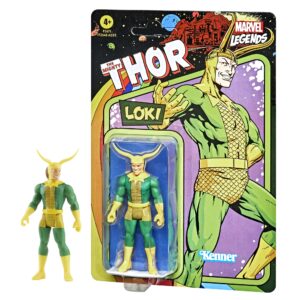 Marvel Hasbro Legends Series 3.75-inch Retro 375 Collection Loki Action Figure Toy