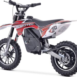 MotoTec 24v 500w Gazella Electric Dirt Bike Red