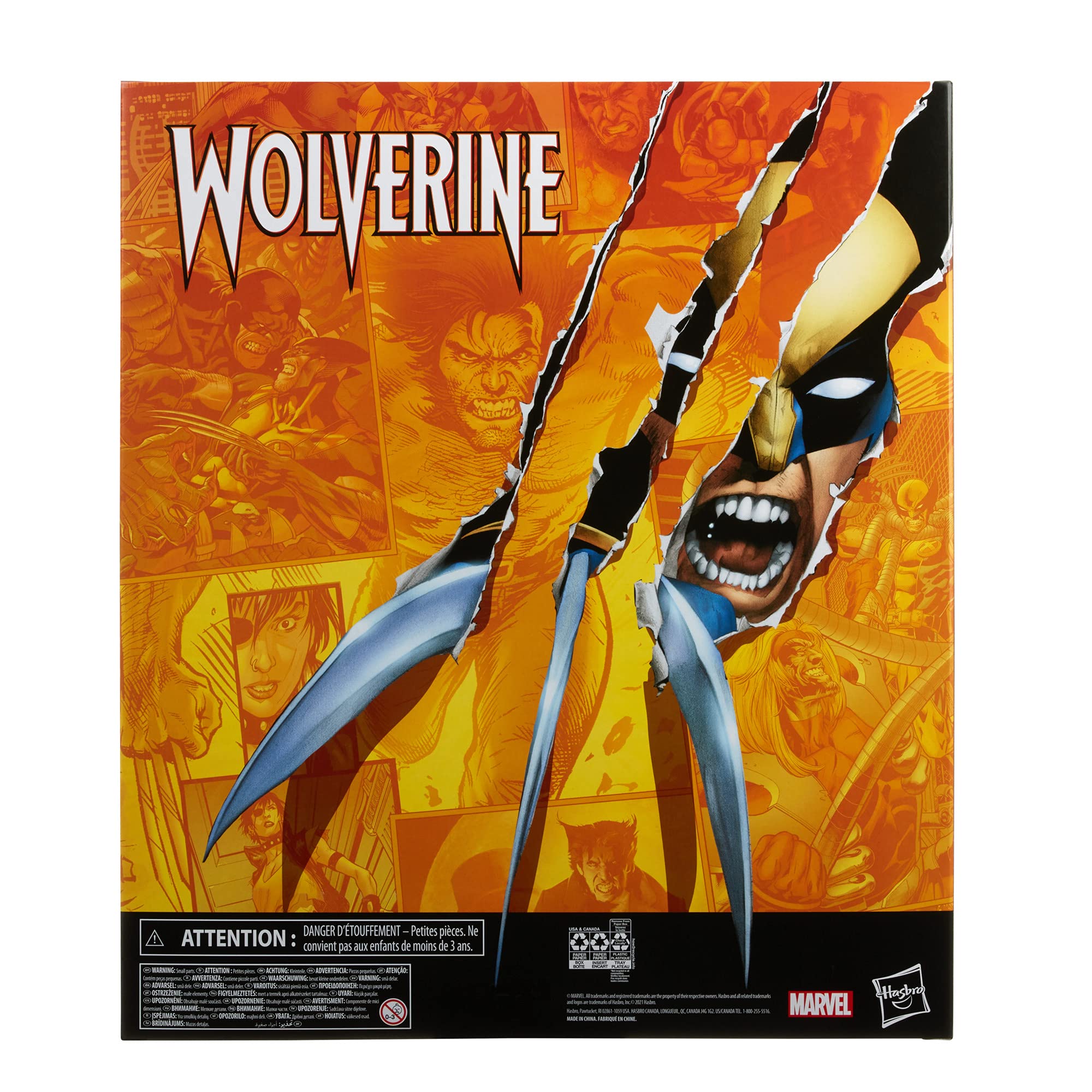 Marvel Legends Series Wolverine 5-Pack, Includes Marvel's Omega Red, Cyber, Callisto, Jason Wyngarde, 13 Accessories