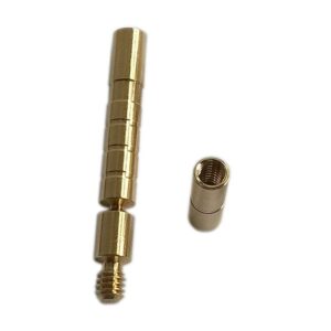 yeseje 5.0 Brass Arrow Inserts,Weight 75 Grain 50 Grain add 25 Grain Brass Weight 12Set-Pack (75)