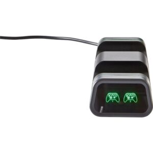 Verbatim Dual Controller Charger Compatible with Xbox Series X, Series S, One X, One S Includes 2 Pack Rechargeable Battery Packs