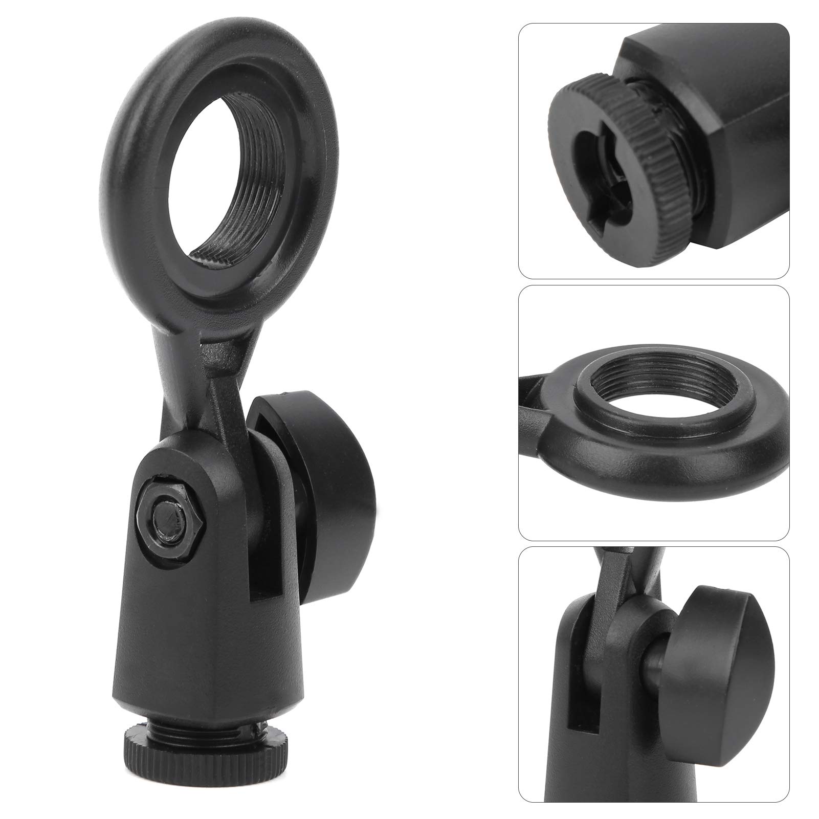 Microphone Holder, Portable Anti Vibration Mic Stand Adapter Microphone Shock Mount for 22mm/0.9in Microphones for Recording Studio