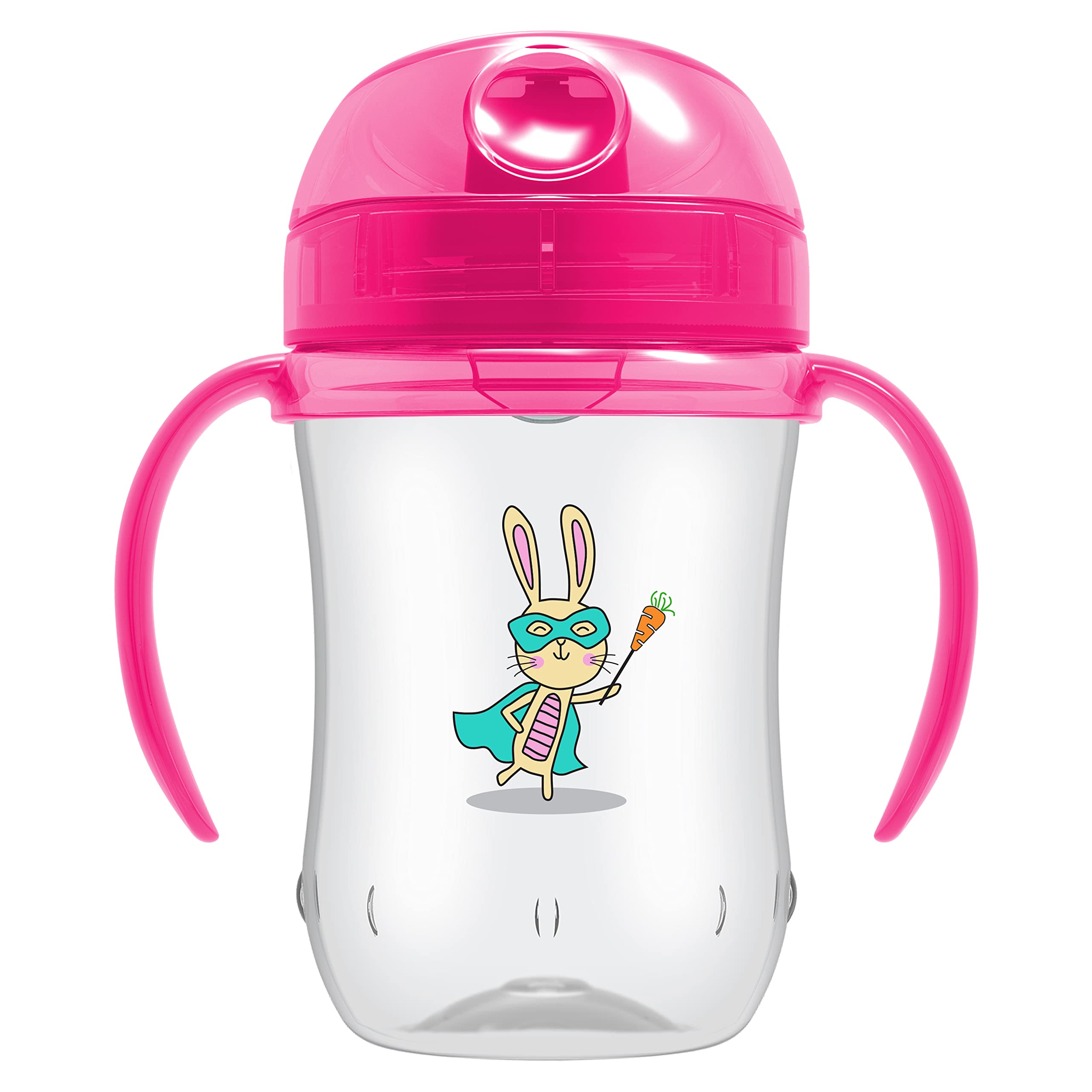 Dr. Brown's Milestones Soft Spout Sippy Cup with Handles - Pink - 9oz - 9m+