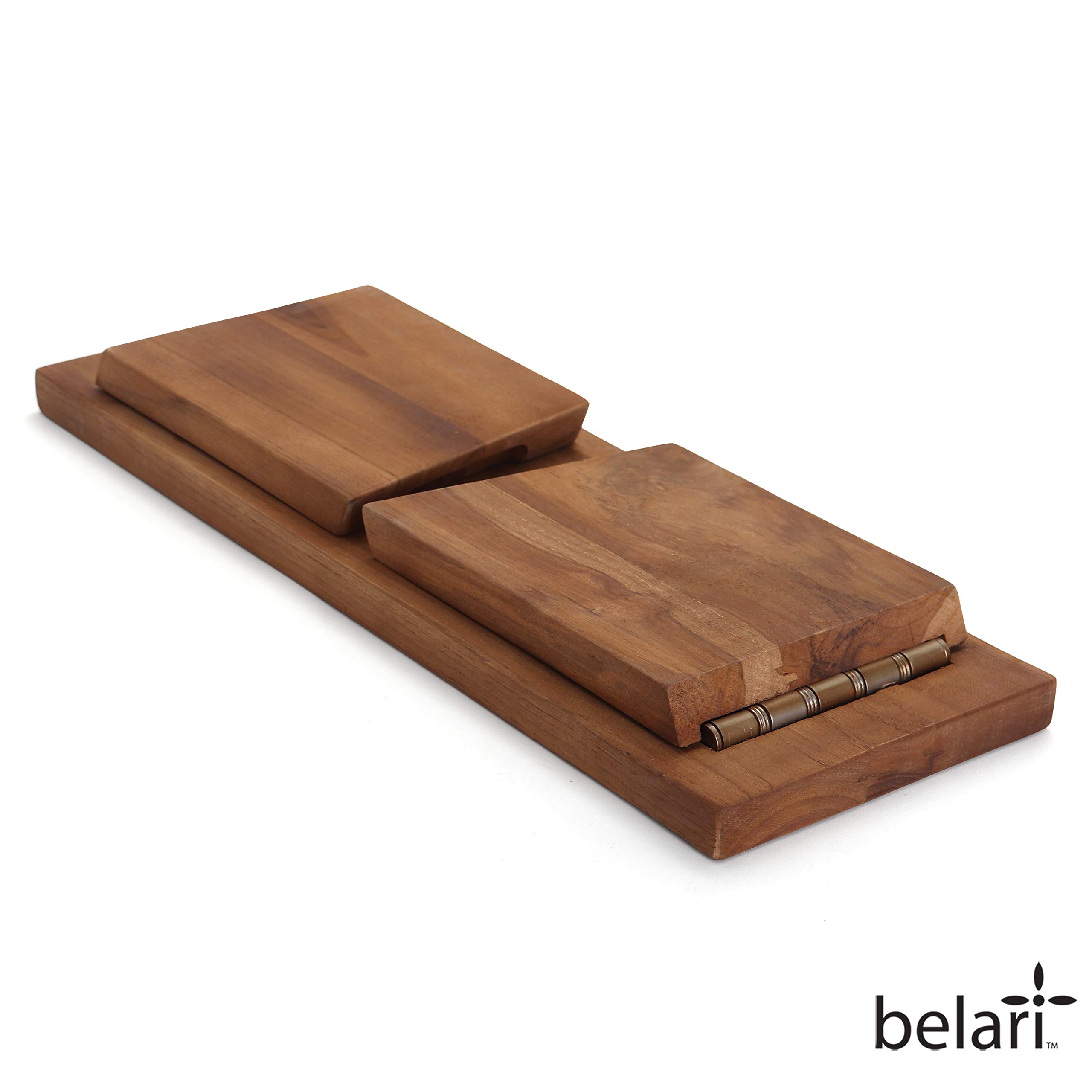 Belari Teak Meditation Bench - Meditation Seat - Meditation Stool - Kneeling Meditation Chair - Portable Folding Meditation Bench - Seiza Yoga Meditation Bench - Prayer Bench (Teak)