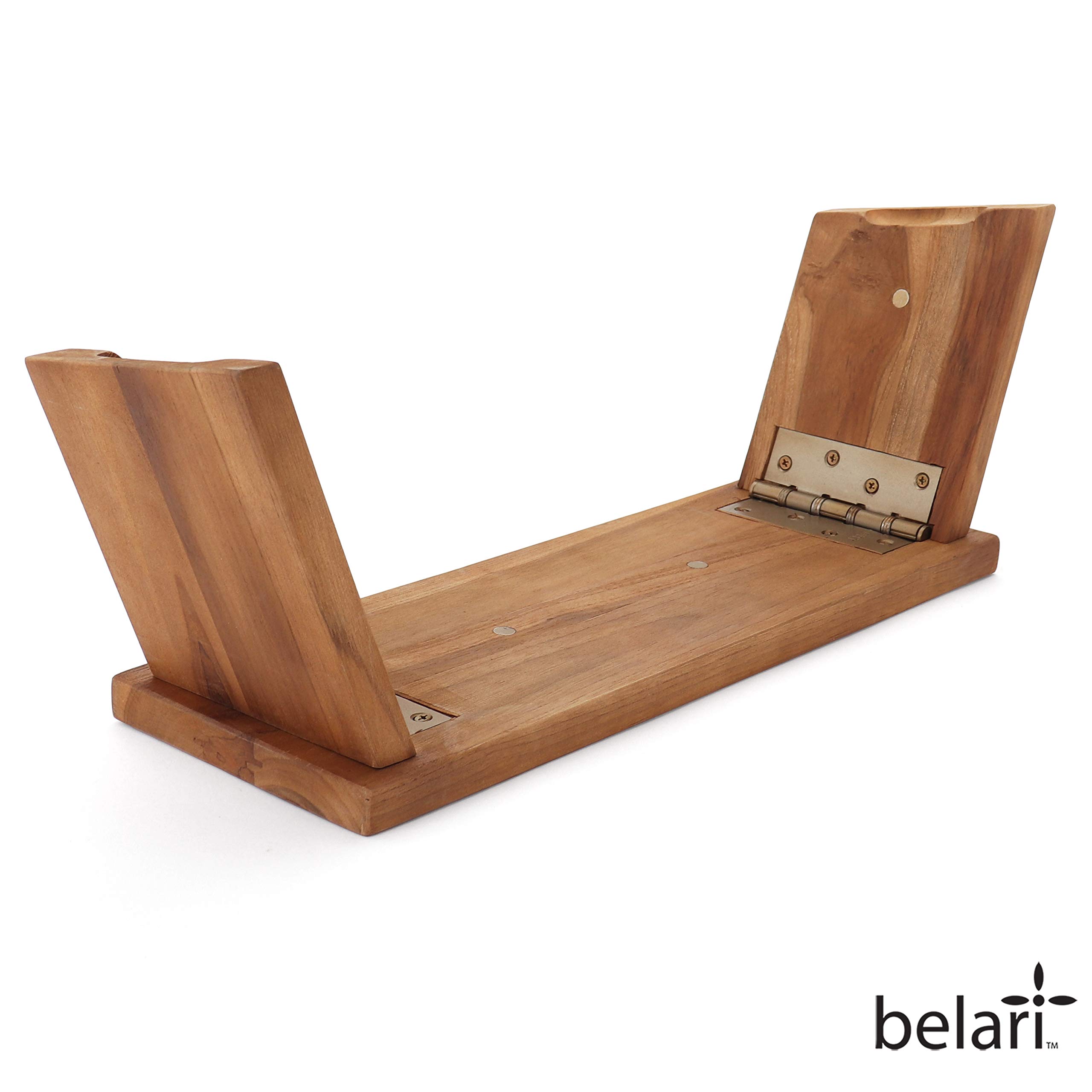 Belari Teak Meditation Bench - Meditation Seat - Meditation Stool - Kneeling Meditation Chair - Portable Folding Meditation Bench - Seiza Yoga Meditation Bench - Prayer Bench (Teak)