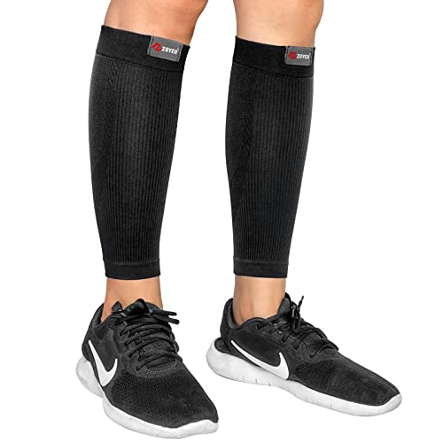 ZOYER Calf Compression Sleeves for Men and Women, Footless Compression Socks Support for Cycling, Fitness, Running, Leg Sleeve Brace for Shin Splints, Pain Relief, Injury Recovery and Reduces Swelling