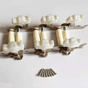 Ubrand A Plate Classical Guitar String Machine Heads Tuning Pegs Keys Tuners Set (2101-GDN02)