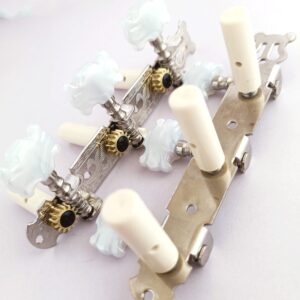 Ubrand A Plate Classical Guitar String Machine Heads Tuning Pegs Keys Tuners Set (2101-GDN02)