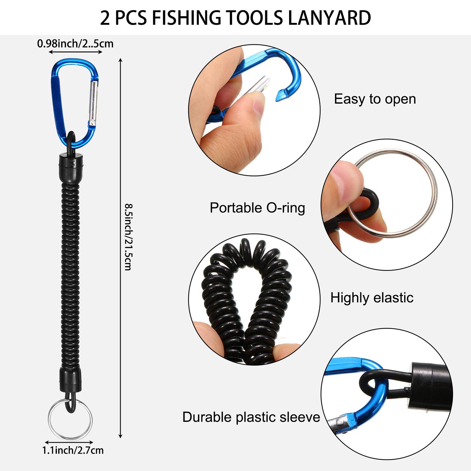 Fish Hook Remover Tools Kit Include 1 Piece Handheld Digital Fish Scale 1 Piece Fish Hook Remover Tool 1 Piece Fish Lip Gripper 1 Piece Fish Plier with Sheath and 2 Pieces Fishing Tool Lanyards