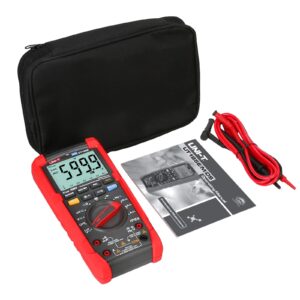 UNI-T UT195E Industrial Digital Multimeter (IP65, 2M Drop Test) True RMS 6000 Counts AC DC Voltage Current LOZ ACV Resistance Capacitance Frequency Duty Cycle Diode Continuity Test Auto/Manual Range