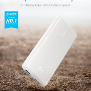 Anker Portable Charger, Power Bank, 10,000 mAh Battery Pack with PowerIQ Charging Technology and USB-C (Input Only) for iPhone 15/15 Plus/15 Pro/15 Pro Max, iPhone 14/13 Series, Samsung Galaxy