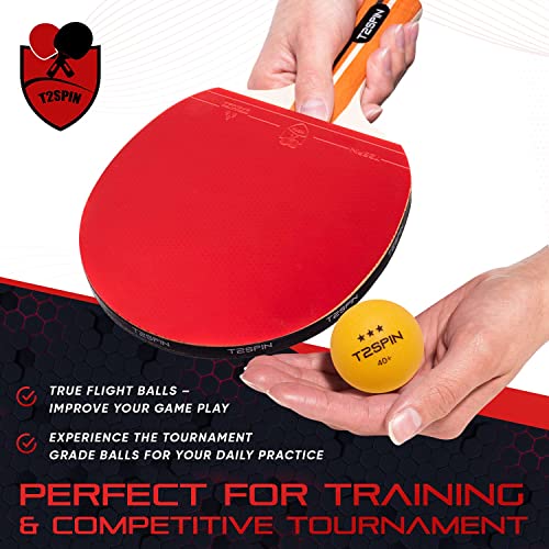 3-Star Ping Pong Balls - Premium 40+ Table Tennis Balls - Highest Grade Balls - Pack of 12 - ITTF Regulation Size & Weight - Seamless - High Durability - Ping Pong Accessories for Ping Pong Tables