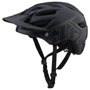 troy lee designs adult|all mountain|mountain bike half shell a1 helmet drone (navy/olive, xs)