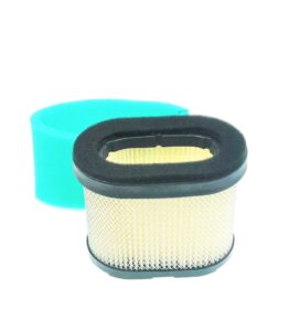 mowfill 498596 air filter replace for bs 5059 690610 697029 oem air cleaner cartridge with 273356 pre filter fits lawn mower air cleaner element