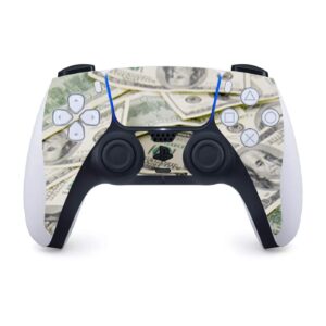 ITS A SKIN Skins Compatible with Sony Playstation 5 Console Disc Edition - Protective Decal Overlay stickers wrap cover - Cash Money