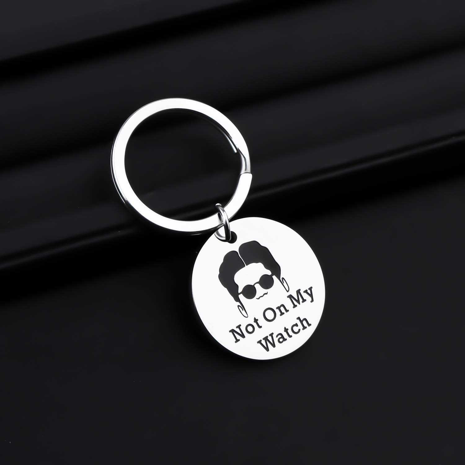 Lywjyb Birdgot TV Show Inspired Gift Not On Keychain Gift for TV Show Fans Best Friends (Guillermo ky)