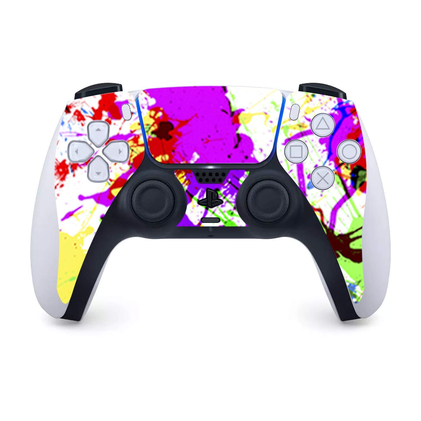 ITS A Skin Skins Compatible with Sony Playstation 5 Console Disc Edition - Protective Decal Overlay Stickers wrap Cover - Paint Splatter