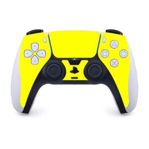 ITS A Skin Skins Compatible with Sony Playstation 5 Console Disc Edition - Protective Decal Overlay Stickers wrap Cover - Bright Yellow