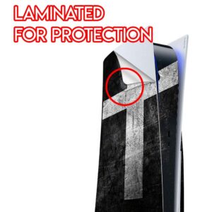 ITS A Skin Skins Compatible with Sony Playstation 5 Console Disc Edition - Protective Decal Overlay Stickers wrap Cover - The Cross