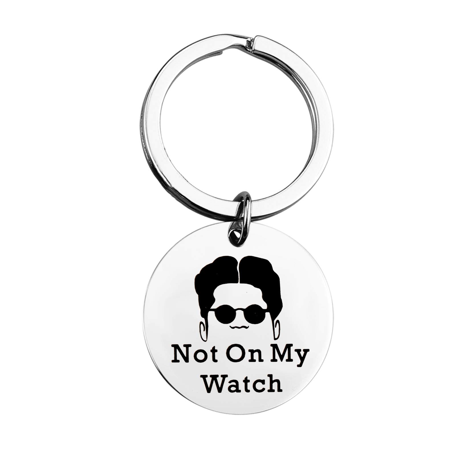 Lywjyb Birdgot TV Show Inspired Gift Not On Keychain Gift for TV Show Fans Best Friends (Guillermo ky)