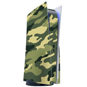 its a skin skins compatible with sony playstation 5 console disc edition - protective decal overlay stickers wrap cover - green camo original camouflage