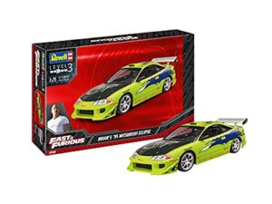 revell 07691 brian's 1995 mitsubishi eclipse (fast & furious) 1:25 scale model kit