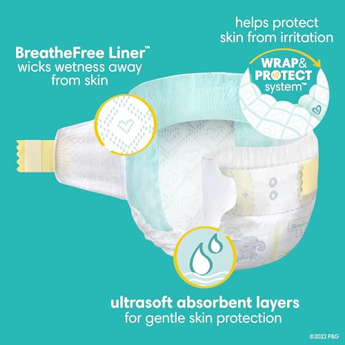 Pampers Swaddlers Diapers - Size 3, 26 Count, Ultra Soft Disposable Baby Diapers