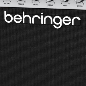 Behringer HA-20R 20 Watt Guitar Amplifier with 2 Independent Channels, VTC Tube Modeling, Reverb and Original Bugera 8" Speaker